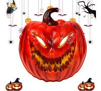 Copertura del viso di Halloween - Maschera senza volto | Maschera per cappuccio | Copertura fantasma di | Copritura del cosplay di Halloween | Pumpkin & Ghost Full Cloth Masquerade Pvc Funny Hol