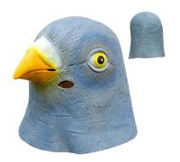 Copertura del viso per uccelli | Copertura per la faccia animale in lattice costume di Halloween | Accessori per cosplay per uomini per uomini donne adulti bambini fotografie per le prestazioni