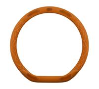 Copertura Del Volante Automobile Per BYD Per Dolphin Per Gabbiano Per Leopard Per Han EV Per La Canzone PLUS Per Tang DMI Per Qin(Orange D-type5)