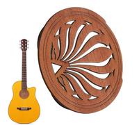 Copertura della bocca per chitarra acustica,Accessori per chitarra acustica - Parti decorative per chitarra leggere,Strumenti per chitarra per ridurre il feedback e il rumore Coperchio della bocca
