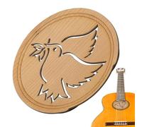 Copertura della buca per chitarra acustica, per chitarra acustica | Parti decorative per chitarra leggera,Copertura per buca portatile per strumenti per chitarra per amici di famiglia e colle