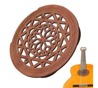 Copertura della buca per chitarra acustica, per chitarra acustica,Parti per chitarra leggere decorativi per chitarra | Strumenti per chitarra per ridurre il feedback e il rumore. Co