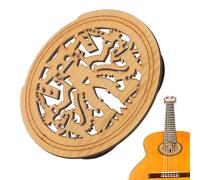 Copertura della buca per chitarra, Blocco della buca per chitarra,Parti decorative per chitarra leggera - Copertura per buca portatile per strumenti per chitarra per amici di famiglia e colleghi