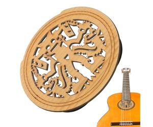 Copertura della buca per chitarra, Blocco della buca per chitarra,Parti decorative per chitarra leggera - Copertura per buca portatile per strumenti per chitarra per amici di famiglia e colleghi