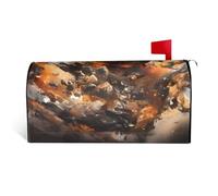 Copertura della cassetta delle lettere del rugby sul fuoco con chiusura magnetica 21x18 nelle decorazioni all'aperto durevoli per la stagione di festival