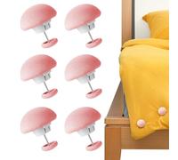 Copertura della collana di copertura, clip di copertura di Duvet | 6 x tovagliatori pinza pinza,formazione fissa in lamina portatile multifunzionale per tessuti spessi, trapunte, cuscini posteriori