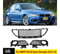 Copertura della griglia della lampada della luce di nebbia della griglia inferiore anteriore per BMW F30 M Sport Paraurti 2012-18