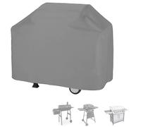 Copertura della Griglia,Impermeabile Coperture per Protettiva per Barbecue per Esterno, Antivento Telo di Protettivo per Grill Barbecue con Coulisse (Size:100 * 60 * 150cm,Color:Grey)