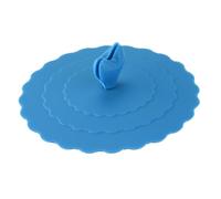 Copertura della in silicone alla,Coppe ermetiche infrangibili e riutilizzabili antipolvere con clip d"amore | Coperchi in silicone per bicchieri e coperchi per bicchieri caldi a prova di