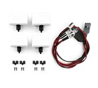 Copertura Della Luce Rotonda In Plastica Per Trxs Per TRX-4 Per Axial Per SCX10 Per Tamiya CC01 D90 TF2 1/10 RC Ricambi Auto Accessori Accessorio Ricambio RC