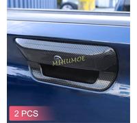 Copertura della maniglia del portellone posteriore del bagagliaio dell'auto trim elegante per Dodge Ram 1500 2019-2024 fibra di carbonio