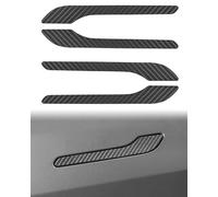 Copertura della maniglia della porta in vera fibra di carbonio per Tesla modello 3 & Y, copertura della maniglia della porta esterna 4PCS accessori decorativi per Tesla Model 3/Y (Carbonio opaco)