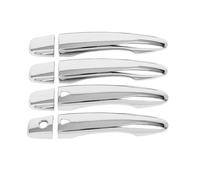 Copertura della maniglia della porta Per Per Qashqai 2016 2017 2018 2019 Modanatura Rivestimento Adesivo Maniglia Esterna Della Portiera Dell'auto(Smart Silver)