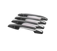 Copertura della maniglia della portiera dell'auto Per Civic 8 2006 2007 2008 2009 2010 Copertura Cromata Maniglia Portiera Auto In Fibra Carbonio Accessori Parti Esterne(Carbon Fiber)