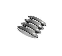 Copertura della maniglia della portiera dell'auto Per Ford Per EcoSport BK MK2 2014~2023 Copertura Cromata Maniglia Portiera Auto 4 Pezzi Decorazione Lo Stile Esterne(Carbon Fiber)