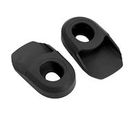 Copertura della Pedivella in Silicone, 2PCS Protezione della Copertura della Pedivella della Bici Custodia Protettiva in Silicone della Copertura della Manica della Pedivella della Bicicletta(Nero)