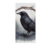 Copertura della porta Banner personalizzati Corvo Nero Grande Banner Segno Wall Banner Decor Foto Sfondo Benvenuto Holiday Party Decor