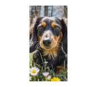 Copertura della porta banner personalizzati per porte carino bassotto grande cartello banner da parete decorazione foto sfondo benvenuto festa decorazione