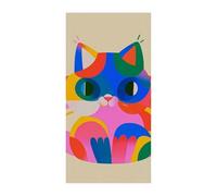 Copertura della porta Personalizzata Banner Porta Gatti Colorati Grande Banner Segno Wall Banner Decor Foto Sfondo Benvenuto Vacanza Party Decor