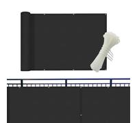 Copertura della recinzione dello schermo della privacy - schermo del balcone per appartamenti - 157.48x35.43 pollici di protezione ad alta resistenza alla rete di protezione esterna con cravatte con