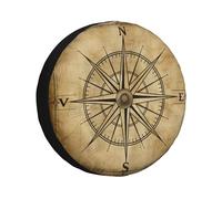 Copertura della Ruota di Scorta Old-Fashioned Compass Roses Copertura Protettiva Universale AntiGraffio Custodia Pneumatici di Ricambio per Auto Car Camion,60-69cm