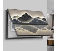 Copertura della Scatola dei fusibili, Pannello Elettrico Decorativo for interruttori Automatici, Montaggio a Parete, nascondi contatore Elettrico, Ideale for Il Tuo(D,45x35cm)