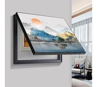 Copertura della Scatola dei fusibili, Pannello Elettrico Decorativo for interruttori Automatici, Montaggio a Parete, nascondi contatore Elettrico, Ideale for Il Tuo(A,80x60cm)