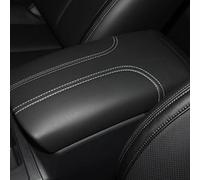 Copertura della Scatola del bracciolo Copertura per Bracciolo Centrale della Console Auto in Microfibra in Pelle per N&issan per X-Trail T32 2017 2018-2021(Titanium-Line)