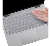Copertura della tastiera per HP Envy 2-in-1 Laptop 16-ad 16-ad0097nr, 16t-ac00016 pollici, layout inglese degli Stati Uniti copertura della tastiera della protezione della pelle - trasparente