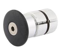 Contec A-head 1 1-8´´ Carbon Stem Cap Argento Black