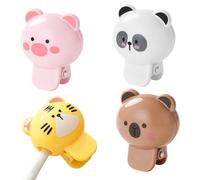 Copertura della testina dello spazzolino | Copertura protettiva a forma di animale per la testa dello spazzolino - 4 pezzi morsetto decorativo Gadget come protezione dalla polvere per adulti, uomini