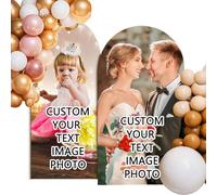 Copertura dell'arco personalizzata, panno dell'arco fotografico personalizzato, fondale dell'immagine personalizzato per la mostra di compleanno di nozze della festa di laurea, fondale personalizzato