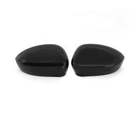 Copertura dello specchietto retrovisore laterale Copri Specchietto Retrovisore Auto Con Rima, Cromato Lucido, Per Fiat 500 2007 2008 2009 2010 2011-2023(Glossy Black Pair)