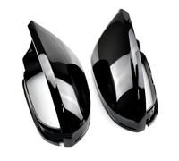 Copertura dello specchietto retrovisore laterale Per A6 C7 C7.5 S6 4G 2012 2013 2014 2015 2016 2017 2018 2 Pezzi NERO Copri Specchietti Laterali Copri Alettone Posteriore(Bright black)