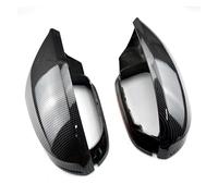Copertura dello specchietto retrovisore laterale Per A6 C7 C7.5 S6 4G 2012 2013 2014 2015 2016 2017 2018 2 Pezzi NERO Copri Specchietti Laterali Copri Alettone Posteriore(Carbon Look)