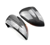 Copertura dello specchietto retrovisore laterale Per Passat B8 2 Pezzi Copertura Specchietto Retrovisore Sinistro E Destro In Fibra Di Carbonio Per Stile(Carbon Look black)