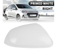 Copertura dello specchio a destra Compatibile con I10 2014 2015 2016 2017 Modelli Black Primer Primer Universal Fit Sostituzione Parte(1xRH Primed White)