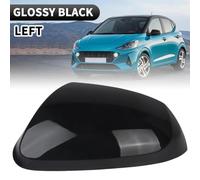 Copertura dello specchio a destra Compatibile con I10 2014 2015 2016 2017 Modelli Black Primer Primer Universal Fit Sostituzione Parte(1xLH Glossy Black)