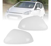 Copertura dello specchio a destra Compatibile con I10 2014 2015 2016 2017 Modelli Black Primer Primer Universal Fit Sostituzione Parte(2xPrimed White)