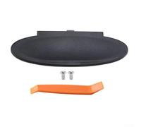 Copertura dello specchio del trucco dell'aletta parasole per Porsche 911 996 997 OEM 99670142102 Facile Installare ABS Nero Sostituzione Interni Accessorio Auto Pannello Parasole