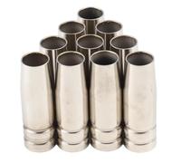 Copertura dell'ugello conico per Mig Mb15 Gas Push Fittings Materiale di saldatura in ottone 18 x 12 x 54 mm per & facile da installare per sistemi di saldatura MIG