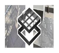 Copertura di accesso personalizzabile in acciaio inossidabile per pozzo di drenaggio, design elegante con maniglia invisibile per cortili, vialetti, marciapiedi e aree di parcheggio (22x)