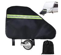 Copertura di attacco, trailer da viaggio Cover per jack per la lingua Serratura accoppiamento impermeabile 600d in tessuto oxford towing ombra antivento per la luce del sole rv scratch umidi per