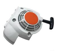 Copertura di avviamento a strappo per motore a combustibile per attrezzature da giardino FS120, robusta piastra di alloggiamento per avviamento, facile installazione, parte di ricambio per tosaerba e
