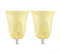 Copertura di protezione invernale per piante in tessuto non tessuto con coulisse regolabile a catena, protezione da gelo, vento e raggi UV