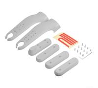 Copertura di protezione per forcella compatibile con XIAOMI per modelli M365 Pro e 1S per prevenire graffi e assorbire le forze anteriori (bianco)