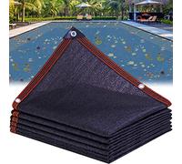 Copertura di protezione per piscina fuori terra, rete di sicurezza per bloccare foglie morte e detriti, resistente, 2 × 6 m
