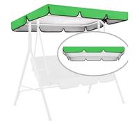 Copertura di protezione solare for soffitto oscillante da giardino esterno, solo parte superiore multicolore(Green,164x114x15cm)