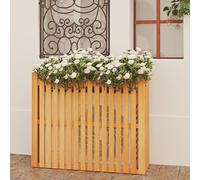 Copertura di recinzione, copertura di recinzione i Wood AC Unit Cover Privacy Fence Flower Stand Multicolor Multiple Sizes(Yellow,105x45x99cm)