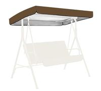 Copertura di ricambio durevole per dondolo da giardino a 3 posti, impermeabile, resistente agli strappi, resistente ai raggi UV, antivento, ideale per uso esterno, protezione per mobili da giardino